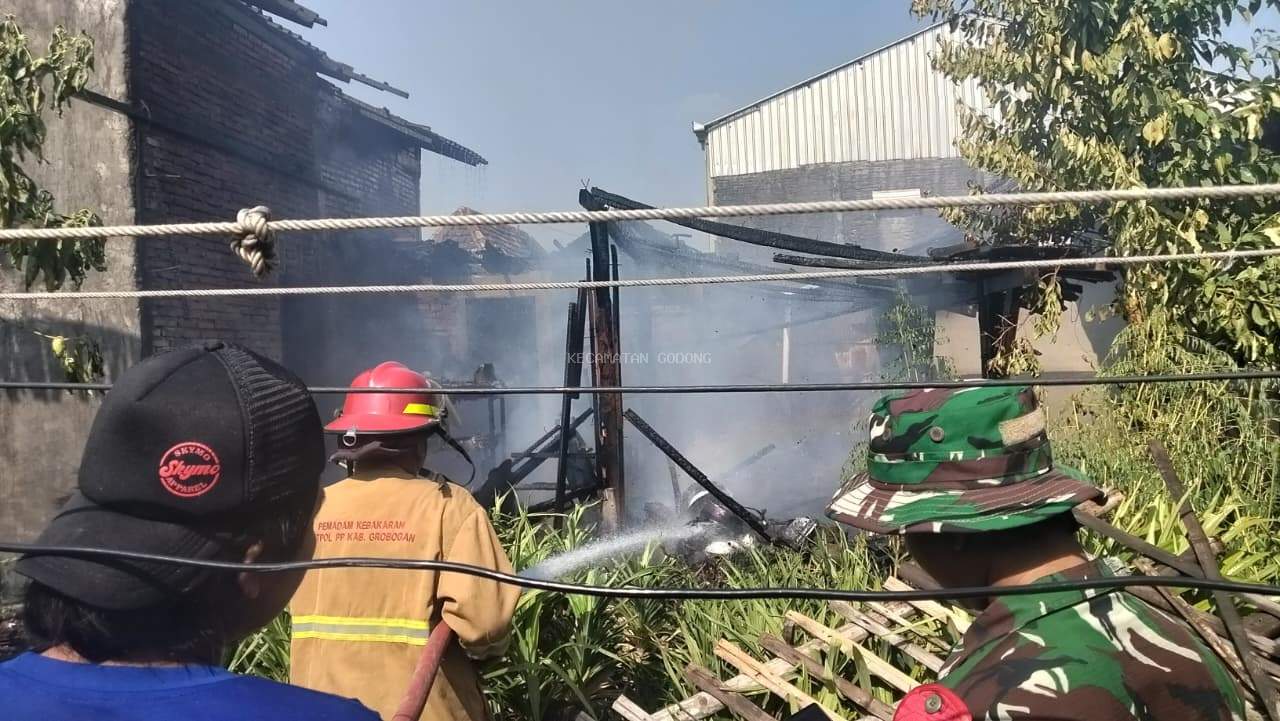 Kebakaran Rumah Terjadi di Desa Bringin, Kecamatan Godong