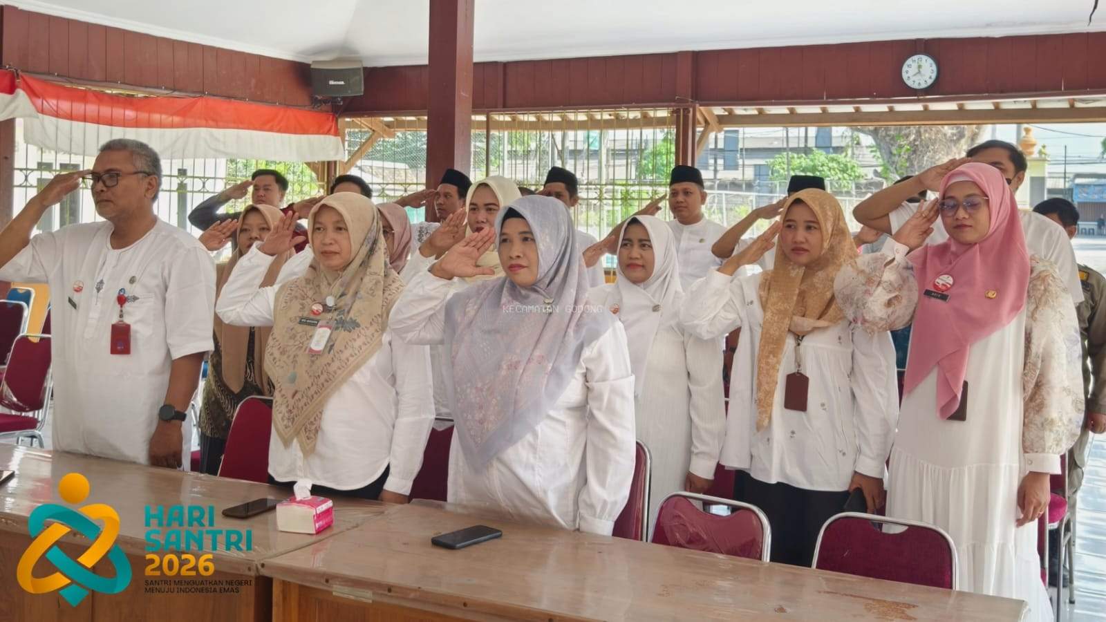 Kecamatan Godong Ikuti Upacara Hari Santri Nasional 2026 Secara Virtual